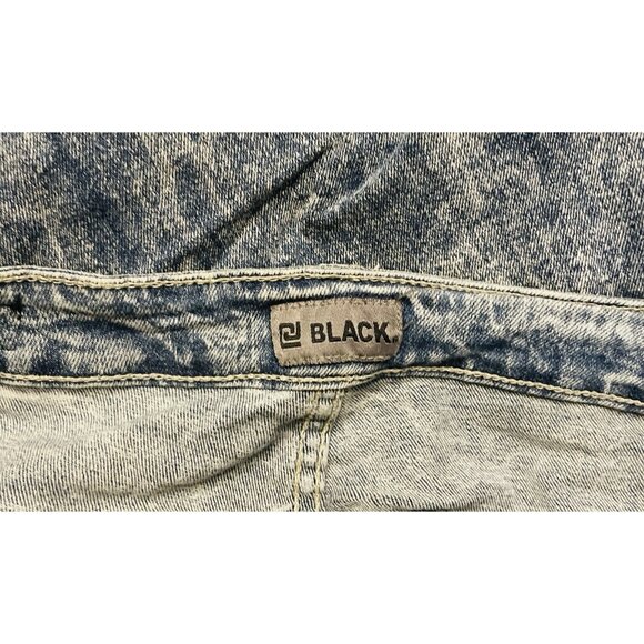 CJ Black Mens Distressed Destroyed Blue Jeans Size 38/34 Skinny Flex - Picture 4 of 5